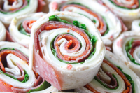 Italian Pinwheel Sandwiches - Daily Appetite image