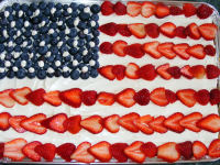 4th of July Flag Cake Recipe - Food.com image