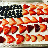 Red, White and Blue Strawberry Shortcake Recipe | Allrecipes image
