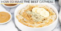 HOW TO MAKE OATMEAL | the BEST oatmeal recipe | healthy ... image