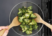 Foil Packet Broccoli in Spicy Garlic Sauce - Mealthy.com image