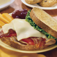 Turkey Bacon Melt Sandwich Recipe | Land O’Lakes image