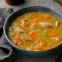 Old-Fashioned Split Pea Soup with Ham Bone Recipe: How to ... image