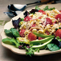 Chicken-and-Strawberry Salad Recipe | MyRecipes image