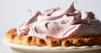 Peanut Butter Cream Pie with Raspberry Meringue Recipe ... image