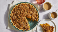 Peach Crumble Pie | Southern Living image