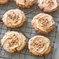 Pretzel and Potato Chip Cookies with Caramel Frosting ... image