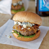 Lamb Sliders with Blue Cheese Recipe | MyRecipes image