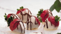 White Chocolate-Dipped Strawberries Recipe - BettyCrocker.com image