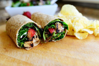 Grilled Chicken & Strawberry Salad Wrap - The Pioneer Woman image