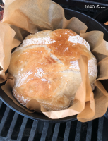 Rustic Dutch Oven Bread Baked on the Grill – 1840 Farm image