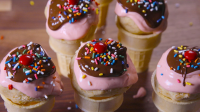 Best Ice Cream Cone Cake Pops Recipe - Delish.com image