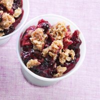 Blueberry-Rhubarb Crisp Recipe: How to Make It image
