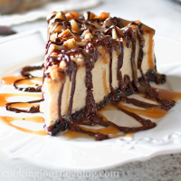 Luscious Turtle Cheesecake - Cooking Journey Blog image