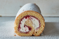 Raspberry and Cream Roulade Recipe - NYT Cooking image