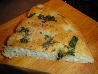 Focaccia Bread With Three Topping Choices Recipe - Food.com image
