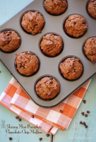 Mini Pumpkin Chocolate Chip Muffin Recipe - Skinnytaste image