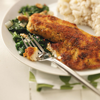 Tilapia with Sauteed Spinach Recipe: How to Make It image