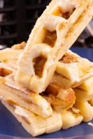 Easy Waffles – Best Homemade Cinnamon Roll Waffle Sticks ... image