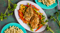 CHICKEN BREAST WITH ONIONS AND PEPPERS RECIPES