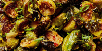 Recipes, Menu Ideas, Videos & Cooking Tips - Roasted Brussels Sprouts with Warm Honey Glaze Recipe | Epicurious Recipe image