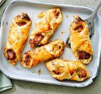 Cheese & bacon turnovers recipe | BBC Good Food image