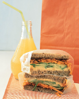 Hummus Vegetable Sandwich Recipe | Martha Stewart image