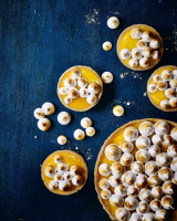 Lemon curd meringue tarts recipe | delicious. magazine image