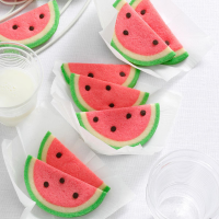 Watermelon Slice Cookies Recipe: How to Make It image