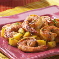Shrimp with Mango & Basil Recipe | EatingWell image
