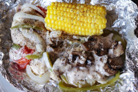 Meaty or Vegetarian Foil Packets | Just A Pinch Recipes image