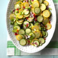 Sweet & Sour Squash Salad Recipe: How to Make It image