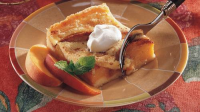 Peachy Custard Dessert Recipe - BettyCrocker.com image