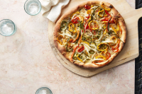 Hot Pepper and Onion Pizza Recipe-How to Make Hot Pepper ... image