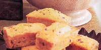 Corn Bread with Fennel Seeds, Dried Cranberries, and ... image