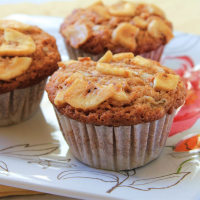 Banana Muffins with a Crunch Recipe | Allrecipes image