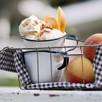 Homemade Peaches 'n' Cream Ice Cream | Better Homes & Gardens image