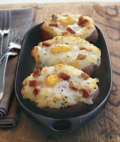 Baked-Potato Eggs Recipe | Real Simple image
