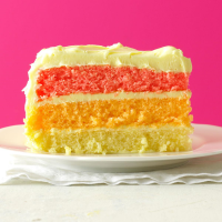 Rainbow Layer Cake Recipe: How to Make It image