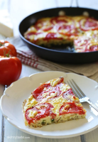Tomato and Zucchini Frittata Recipe (Summer Breakfast ... image