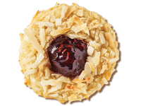 Coconut-Raspberry Thumbprint Cookies | Hy-Vee image