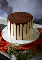 Chocolate Vanilla Drip Cake | Dessert Recipes | Woman & Home image