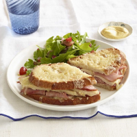 Broiled Turkey, Ham, and Cheese Sandwiches Recipe image