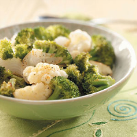 Grilled Broccoli & Cauliflower Recipe: How to Make It image