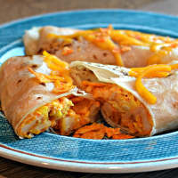 Nacho Daughter-In-Law's Cheesy Breakfast Burrito Recipe ... image
