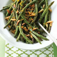 OVEN ROASTED GREEN BEANS WITH ALMONDS RECIPES