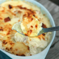 Extra Creamy Scalloped Potatoes And Ham (The Curdle-Free ... image