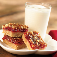 Cherry Almond Bars Recipe | MyRecipes image