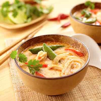 Thai Chicken Noodle Soup Recipe | Land O’Lakes image