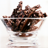 Dark-Chocolate Bark with Walnuts and Dried Cherries Recipe ... image
